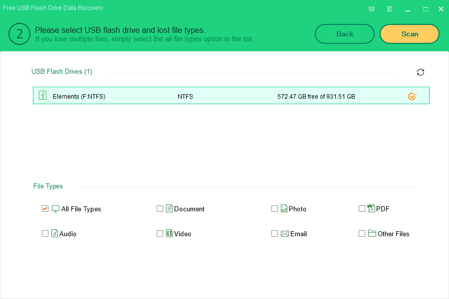 Free USB Flash Drive Data Recovery User Guide